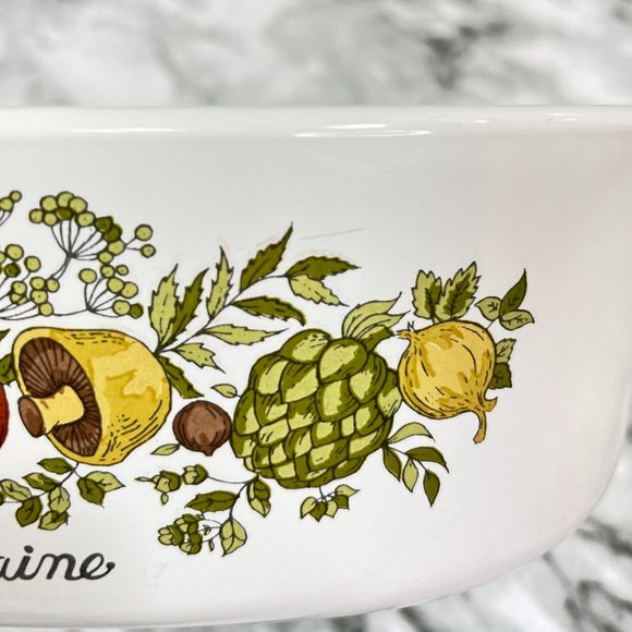 Corning Ware Spice O' Life La Marjolaine A-2-B 2 Qt Square Baker - Picture 5 of 11